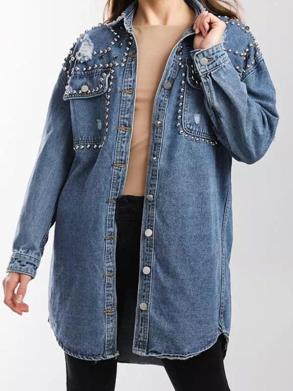 Gimmicks by BKE Jean Jacket/Top